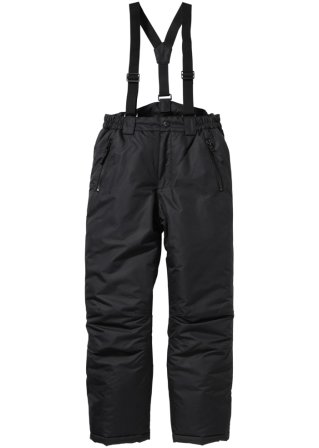 Kinder Schnee- und Skihose in schwarz von vorne - bpc bonprix collection