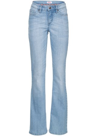 Komfort-Stretch-Jeans Bootcut in blau von vorne - John Baner JEANSWEAR