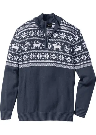Norweger-Pullover mit Stehkragen von vorne - bpc bonprix collection