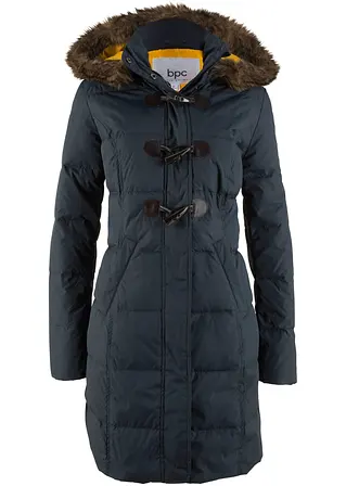 Duffle-Coat mit Steppung  in blau von vorne - bpc bonprix collection