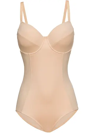 Shape Body mit mittlerer Formkraft in beige von vorne - bonprix