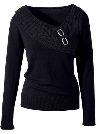 Pullover in schwarz - BODYFLIRT