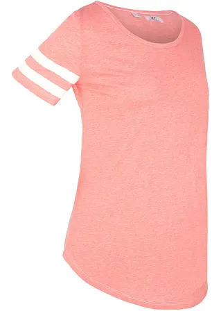 Sport-T-Shirt, kurzarm in pink von der Seite - bonprix