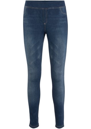 Leggings in Jeansoptik in blau von vorne - John Baner JEANSWEAR