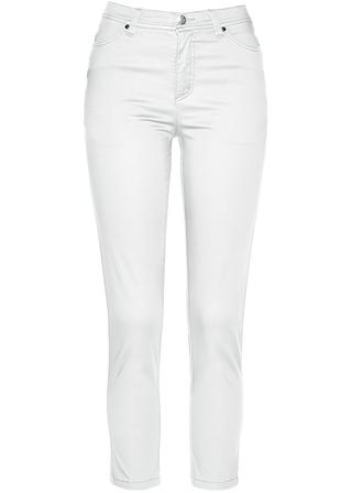 Komfort-Stretchhose in weiß von vorne - bpc selection