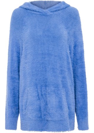 Pullover in blau von vorne - RAINBOW