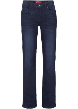 Stretch-Jeans, Bootcut in blau von vorne - John Baner JEANSWEAR