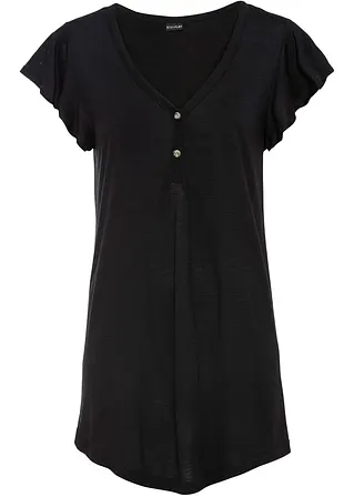 bonprix Longshirt mit Knöpfen