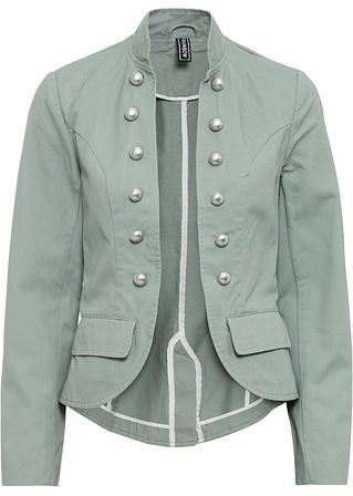 Blazer mit dekorativen Knöpfen in grün von vorne - RAINBOW