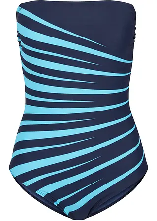 Shape Badeanzug leichte Formkraft in blau von vorne - bonprix