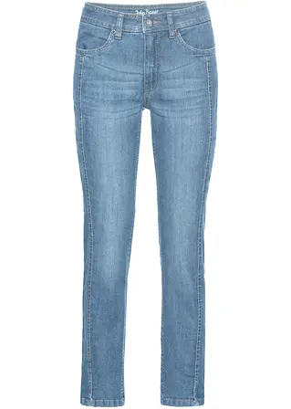 7/8 Slim Fit Komfort-Stretch-Jeans in blau - John Baner JEANSWEAR