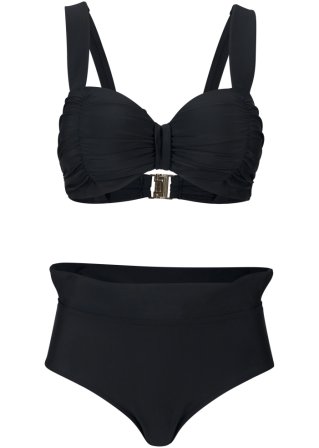 Bügel Bikini (2-tlg.Set) in schwarz von vorne - bpc selection