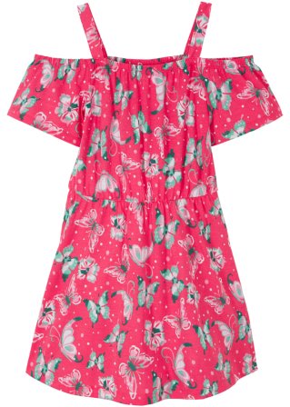 Mädchen Jerseykleid aus Bio-Baumwolle in pink von vorne - bpc bonprix collection