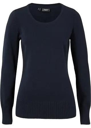 bpc bonprix collection Basic Pullover mit recycelter Baumwolle