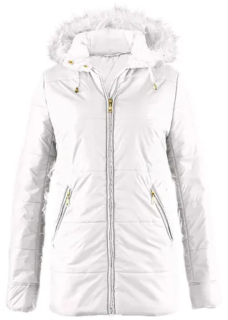 Steppjacke in weiß von vorne - bpc selection