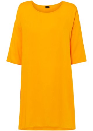 Oversize-Kleid  in orange von vorne - BODYFLIRT