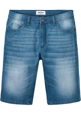 bonprix Stretch-Jeans-Bermuda mit verstärktem Schritt, Regular Fit