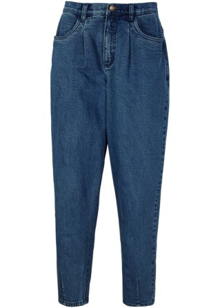 Barrell Jeans Mid Waist, cropped in blau von vorne - John Baner JEANSWEAR