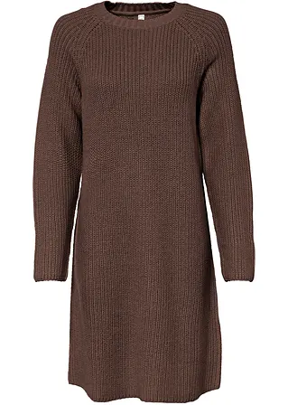 Strickkleid in braun von vorne - bonprix