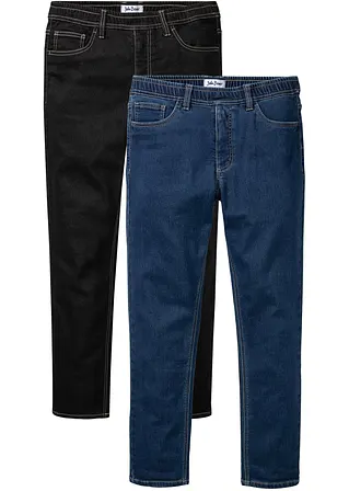 John Baner JEANSWEAR Regular Fit Thermo-Schlupfjeans, Straight (2er Pack)