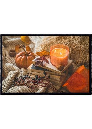 Fußmatte mit Herbstmotiven in beige - bpc living bonprix collection