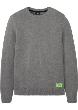 Pullover  in grau von vorne - bpc bonprix collection