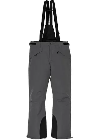 Funktions-Thermohose mit recyceltem Polyester in grau von vorne - bonprix