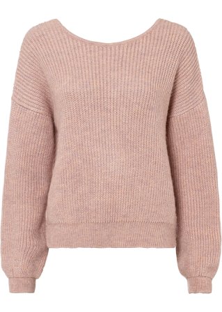 Pullover  in rosa von vorne - BODYFLIRT