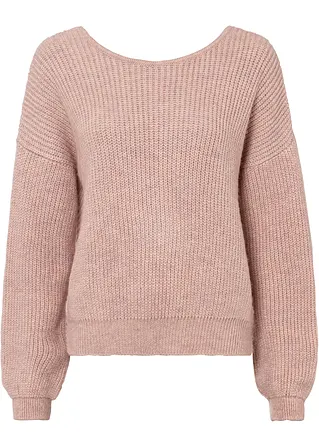 Pullover  in rosa von vorne - BODYFLIRT