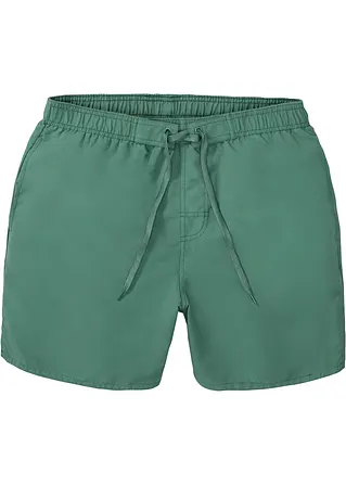 Badeshorts Herren in grün von vorne - bonprix