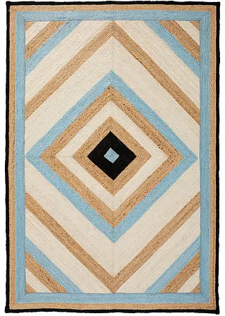 Kelim-Teppich mit grafischer Musterung in beige - bpc living bonprix collection