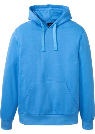 Kapuzensweatshirt in blau von vorne - bpc bonprix collection