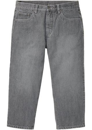 7/8 Loose Fit Jeans in grau von vorne - John Baner JEANSWEAR