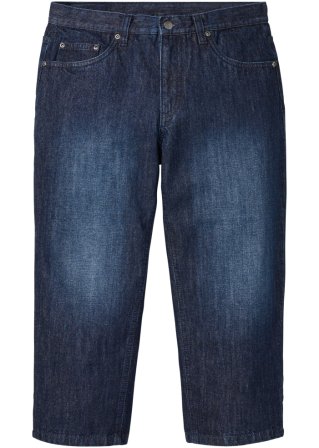 7/8 Loose Fit Jeans, Straight in blau von vorne - John Baner JEANSWEAR