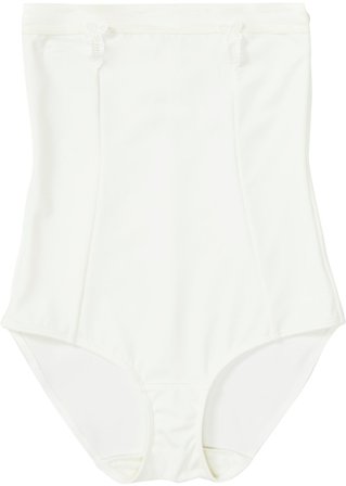 Highwaist Shape Panty mit starker Formkraft in weiß von vorne - bpc bonprix collection - Nice Size