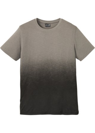 T-Shirt, Slim Fit in grau von vorne - RAINBOW