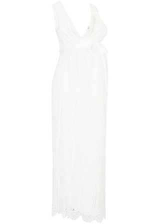 Umstands-Hochzeitskleid in weiß von vorne - bpc bonprix collection