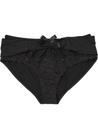 Panty in schwarz von vorne - BODYFLIRT
