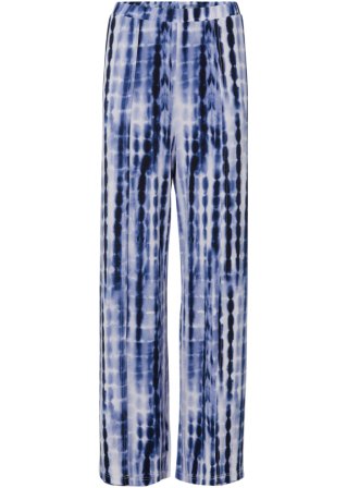 Jersey-Hose  in blau von vorne - BODYFLIRT boutique