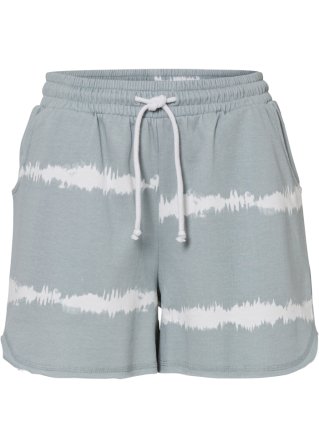 Shorts mit Tie Dye in grau von vorne - RAINBOW