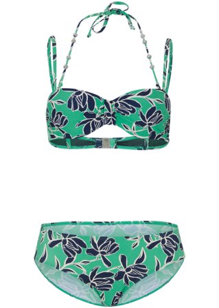 Balconette Bikini (2-tlg.Set)  in grün von vorne - bpc selection