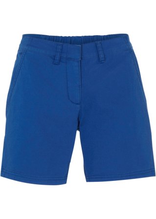 Chino-Shorts in blau von vorne - bpc bonprix collection