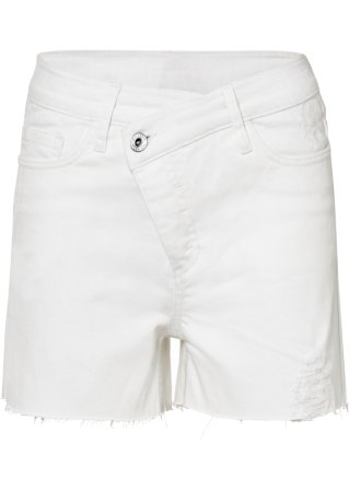 Shorts in weiß von vorne - RAINBOW