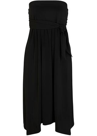 Rock, 3 in 1 mit Zipfelsaum in schwarz von vorne - bpc selection