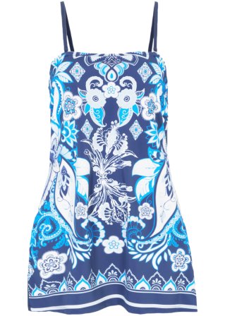 Shape Badekleid in blau von vorne - bpc selection