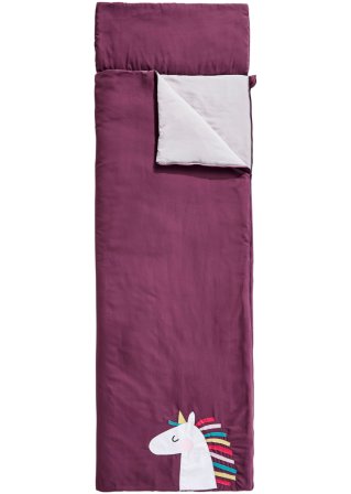 Kinder Schlafsack mit Einhorn Motiv in lila - bpc living bonprix collection