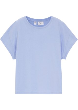 Mädchen Oversized-Shirt in blau von vorne - bpc bonprix collection