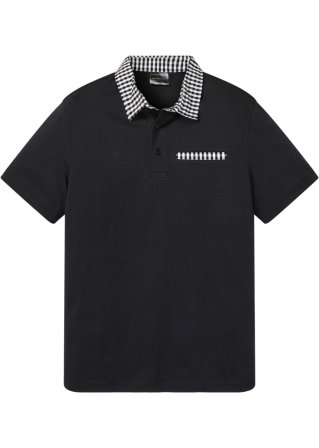 Poloshirt in schwarz von vorne - bpc selection
