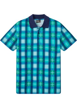 Poloshirt in blau von vorne - bpc selection