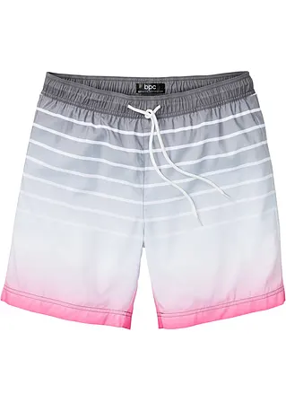 Strandshorts in grau von vorne - bpc bonprix collection